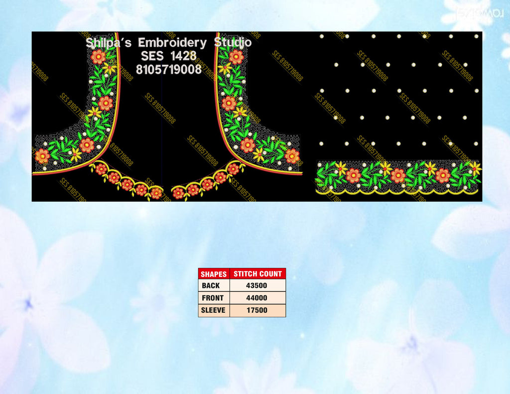 Embroidery Designs 1401-1500 Series