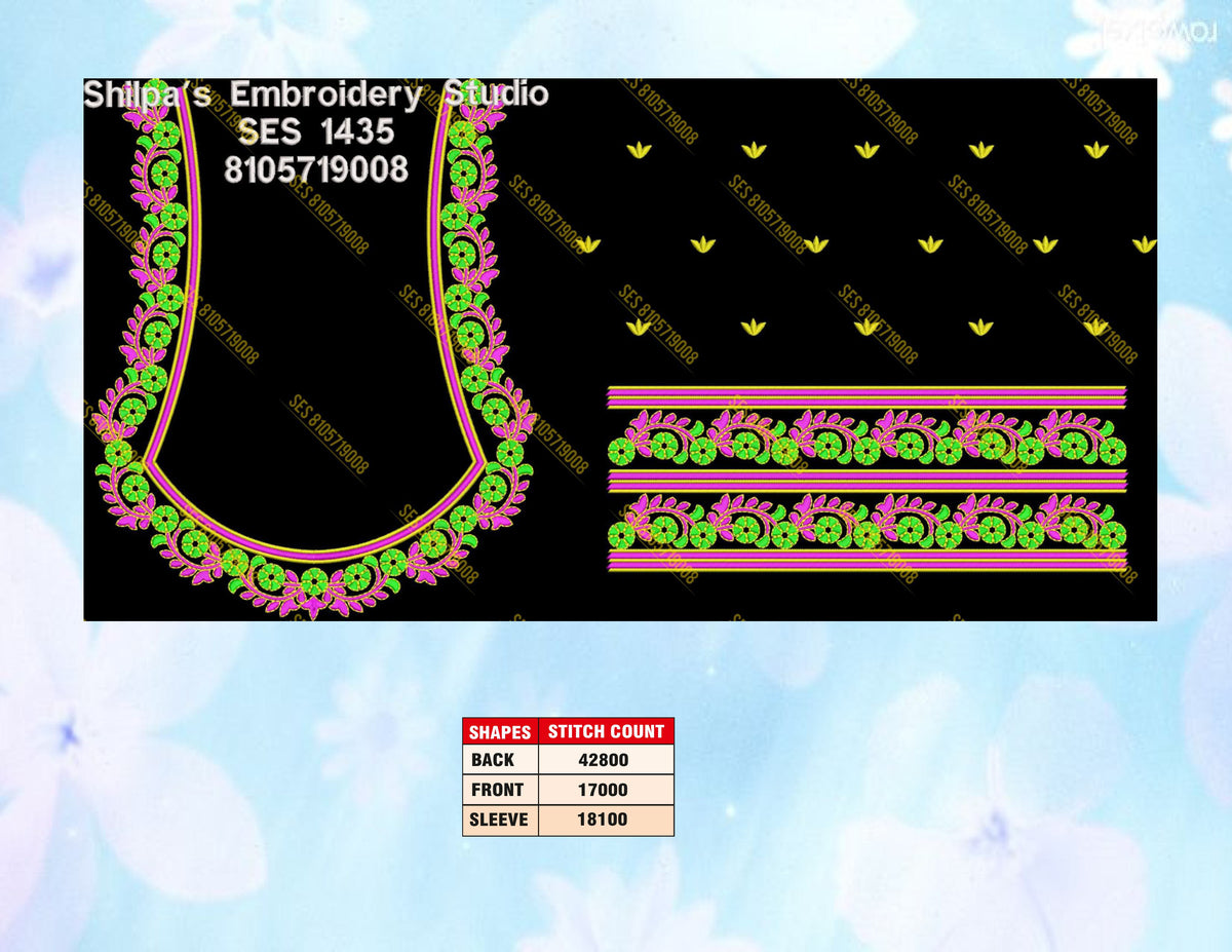 Embroidery Designs 1401-1500 Series