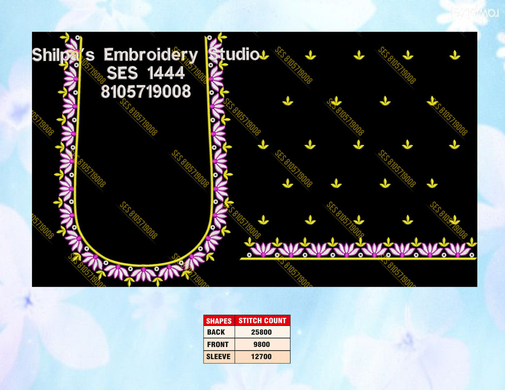 Embroidery Designs 1401-1500 Series