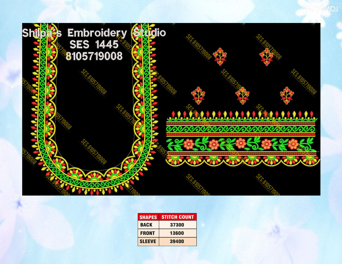 Embroidery Designs 1401-1500 Series