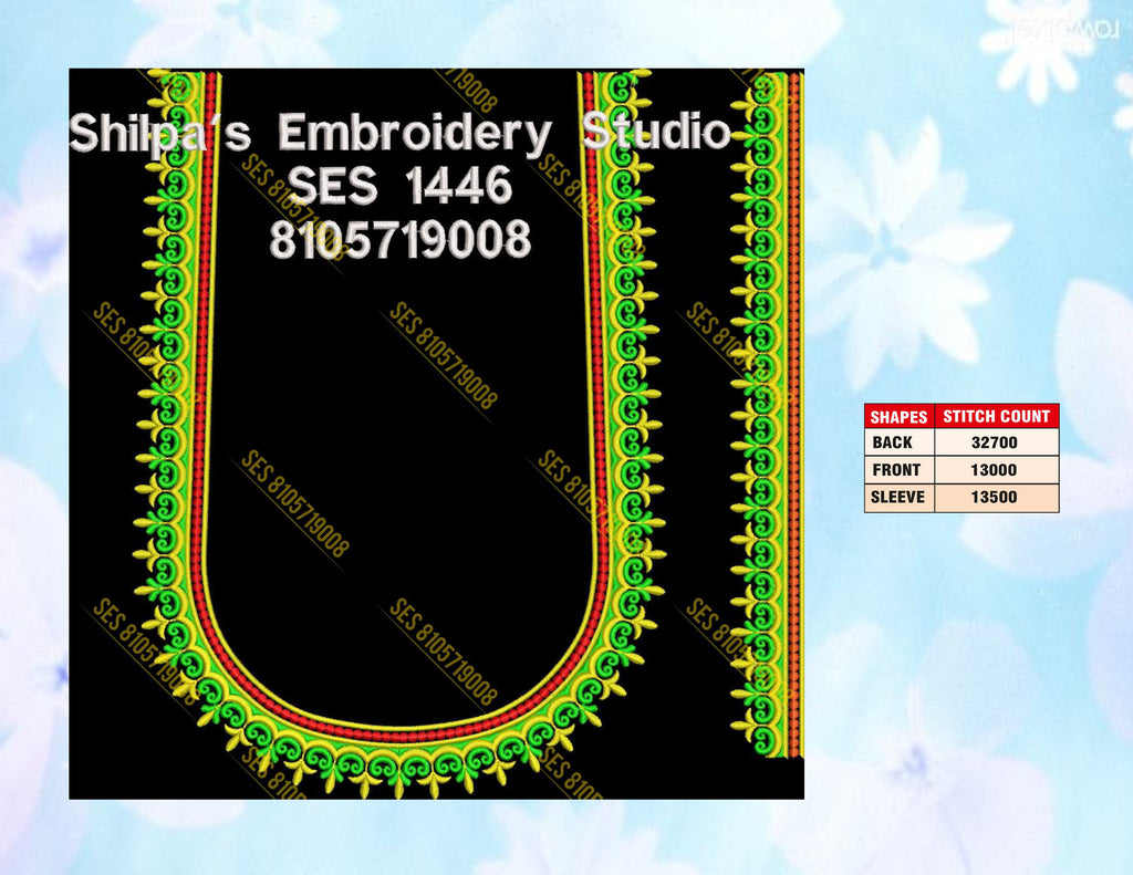 Embroidery Designs 1401-1500 Series