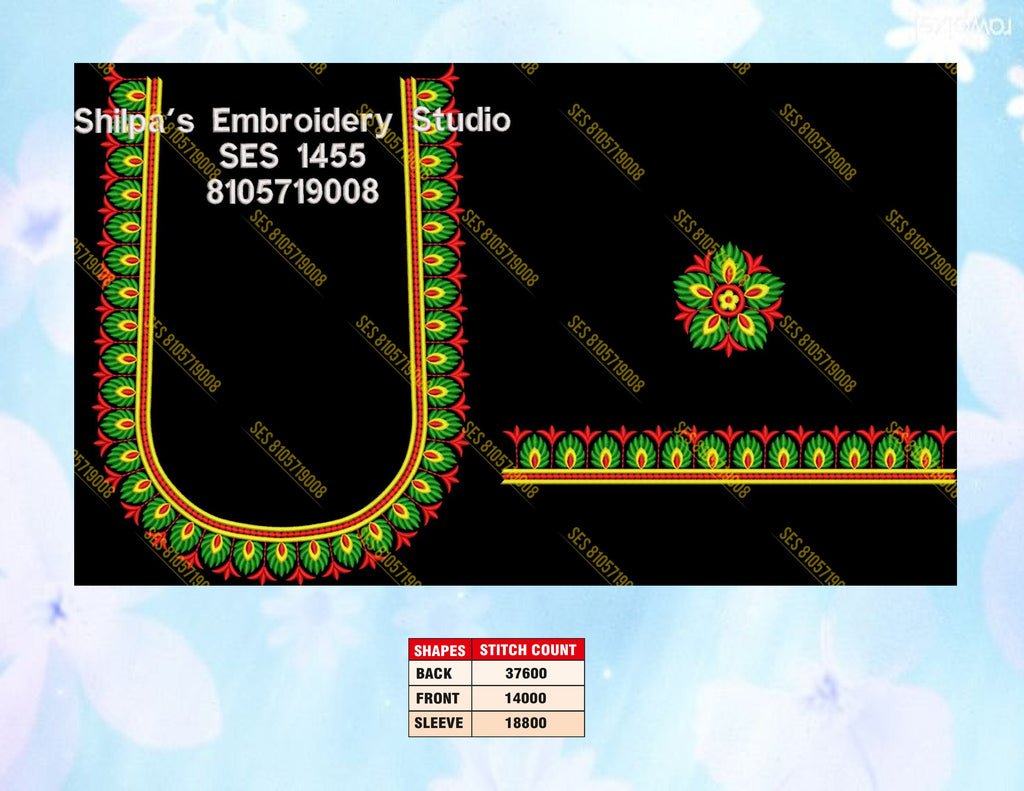Embroidery Designs 1401-1500 Series