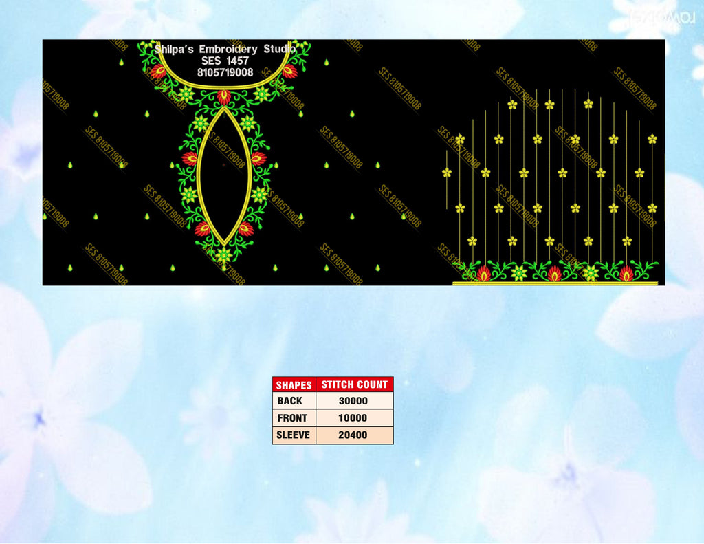 Embroidery Designs 1401-1500 Series