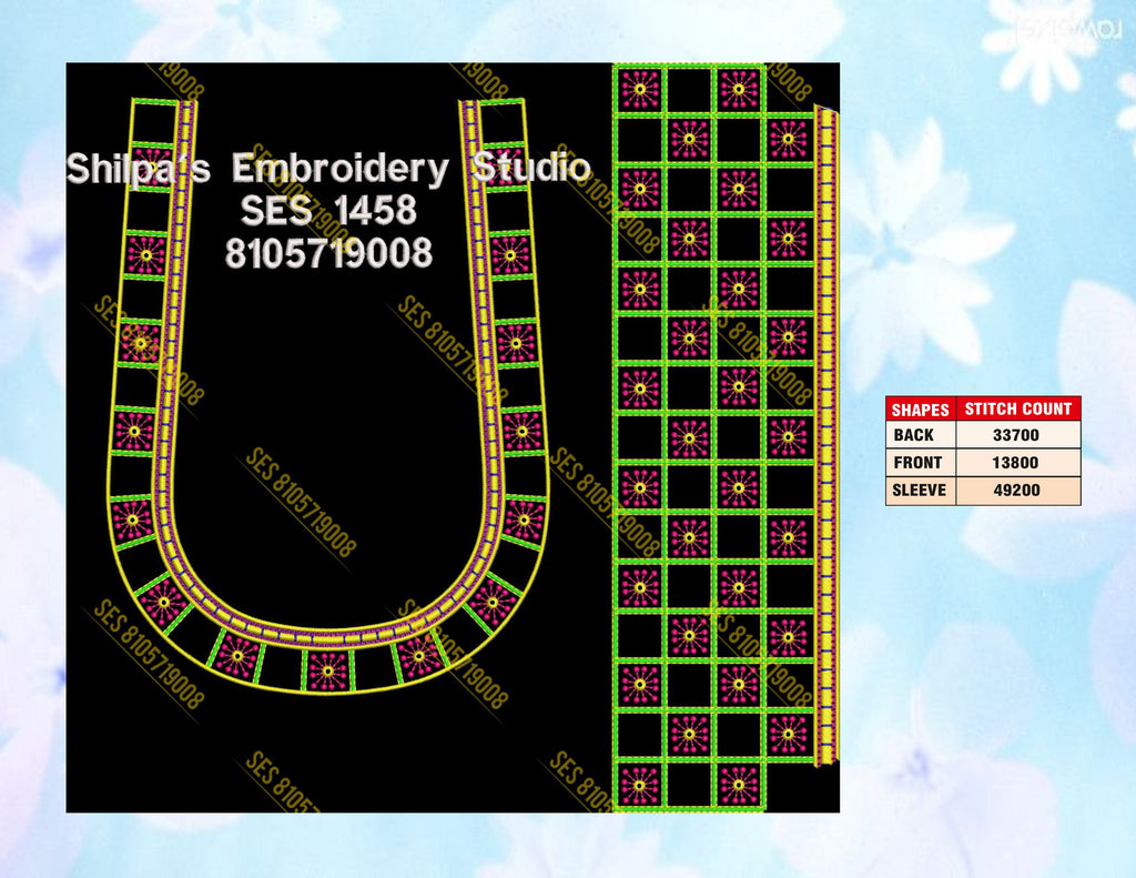 Embroidery Designs 1401-1500 Series