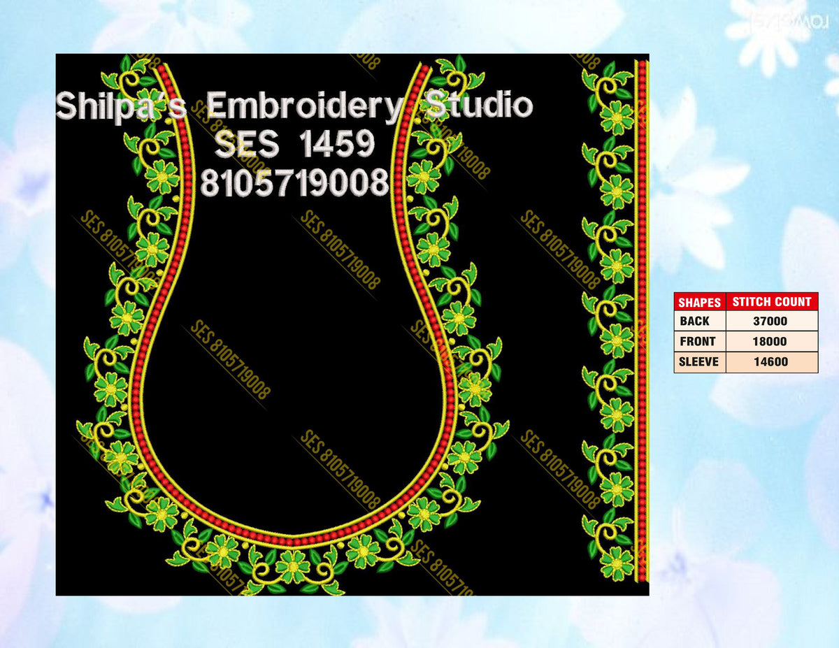 Embroidery Designs 1401-1500 Series
