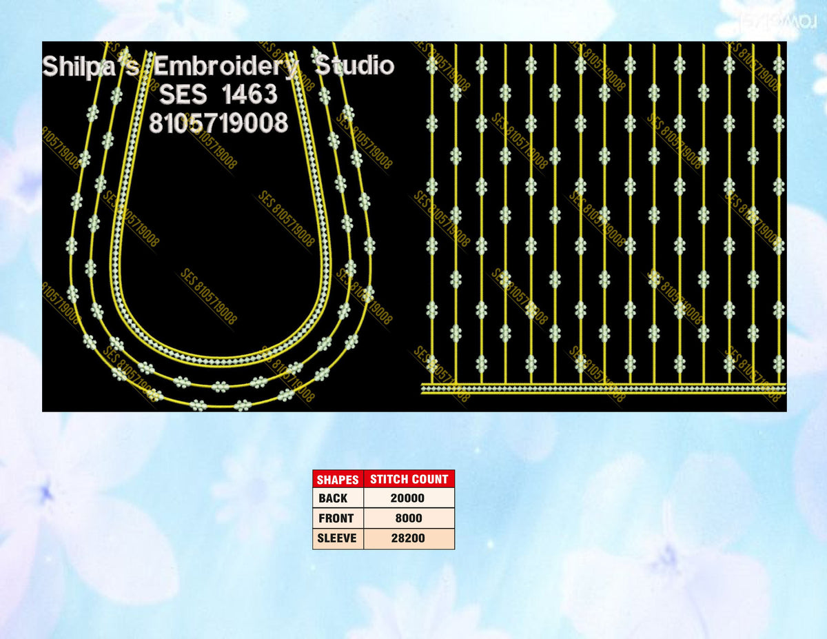Embroidery Designs 1401-1500 Series