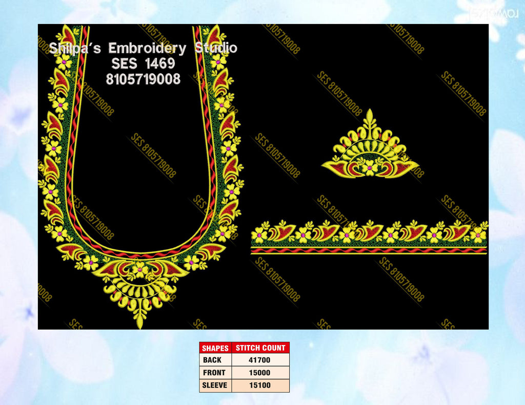 Embroidery Designs 1401-1500 Series
