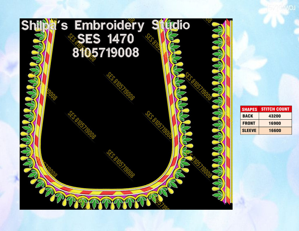 Embroidery Designs 1401-1500 Series