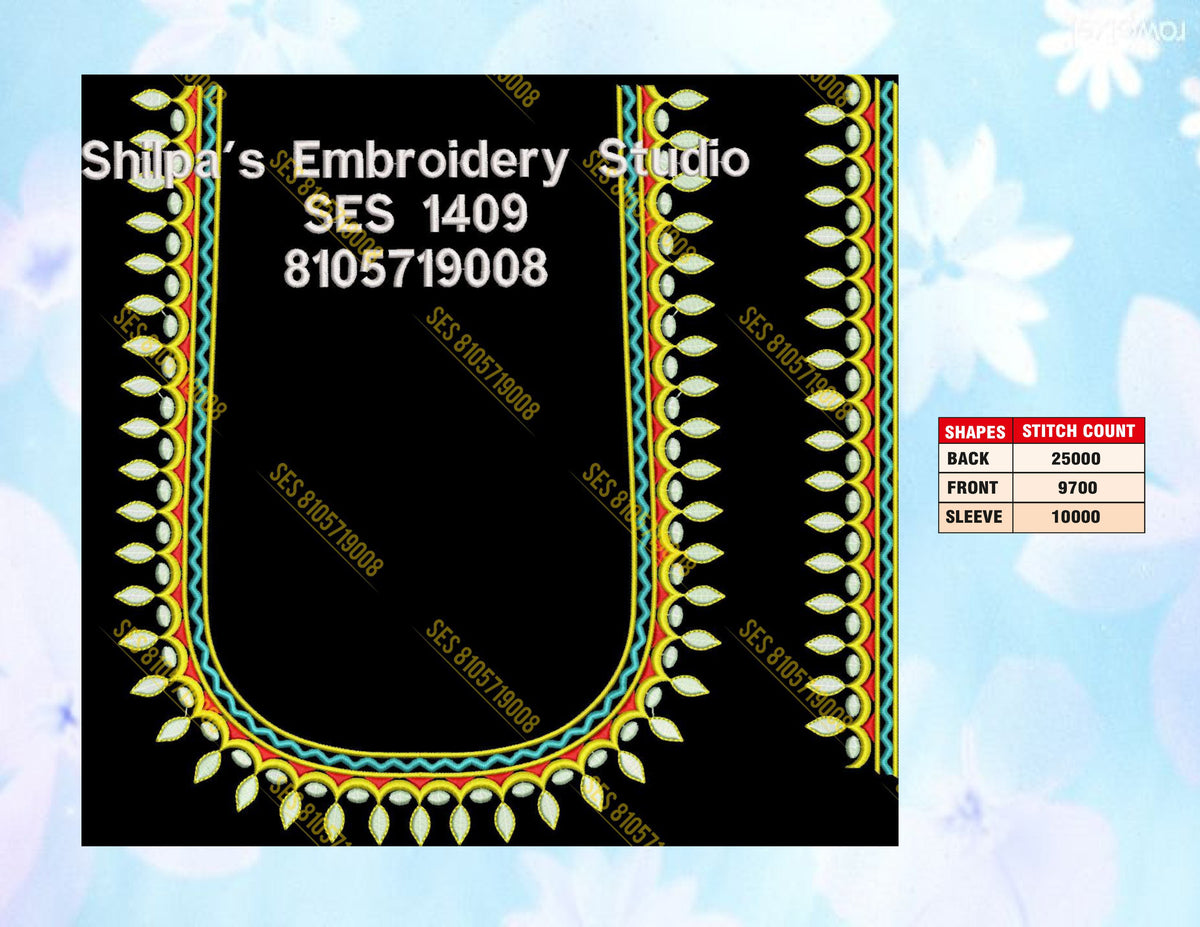 Embroidery Designs 1401-1500 Series