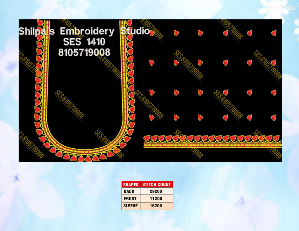 Embroidery Designs 1401-1500 Series