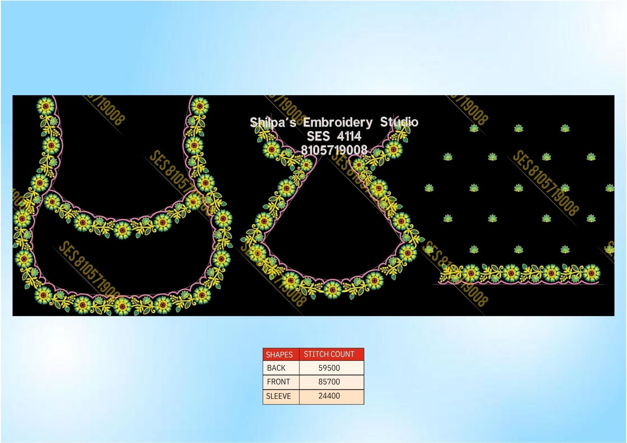 Embroidery Designs 4101-4200 Series
