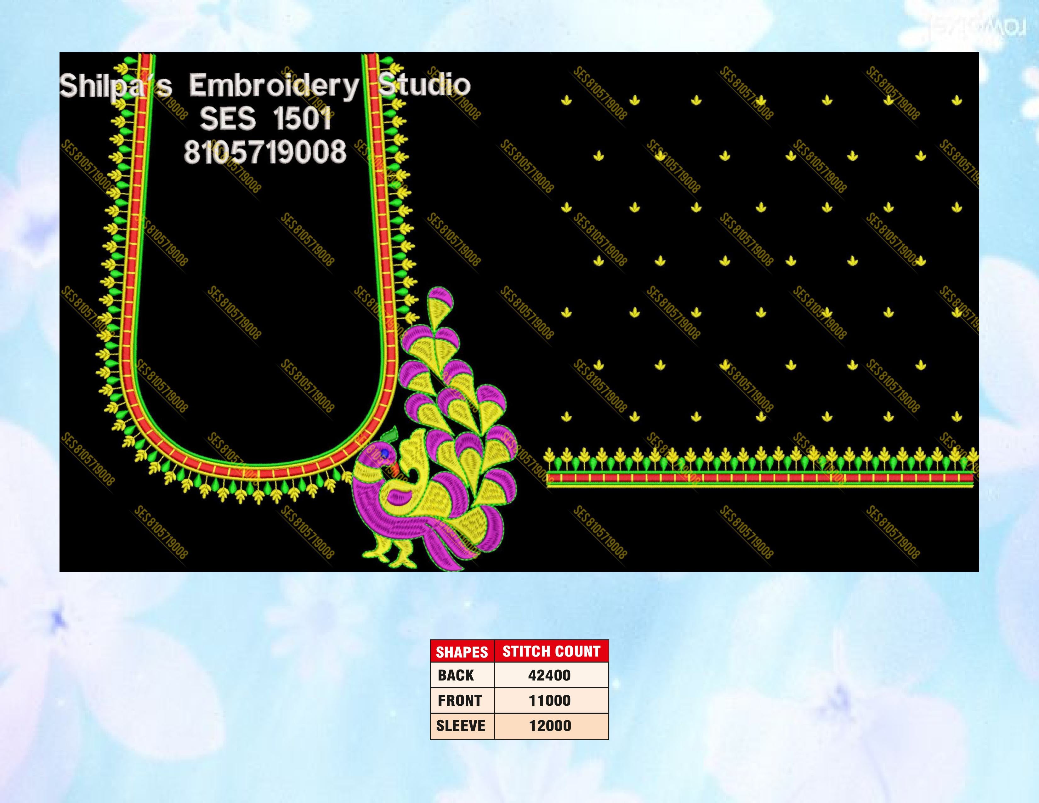 Embroidery Designs 1501-1600 Series