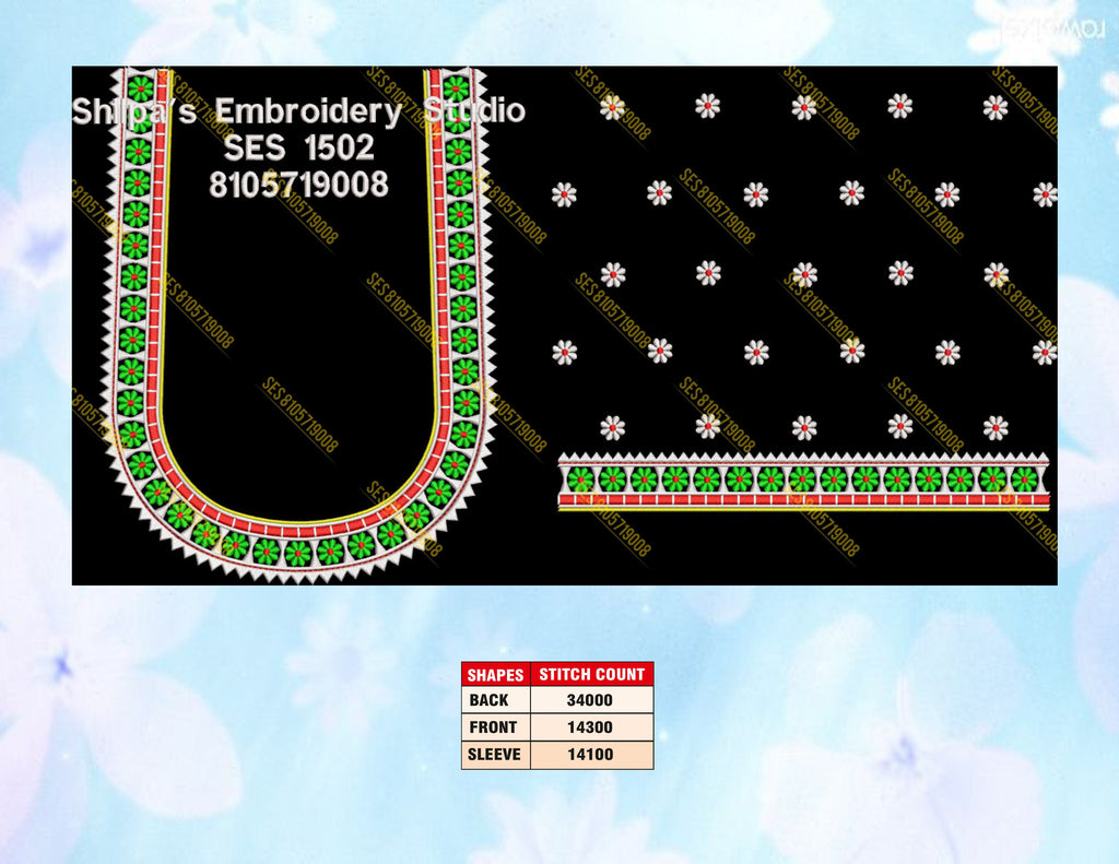 Embroidery Designs 1501-1600 Series