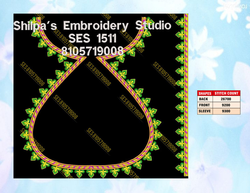 Embroidery Designs 1501-1600 Series
