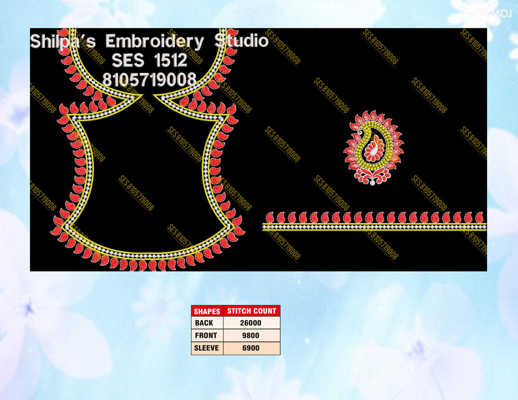 Embroidery Designs 1501-1600 Series