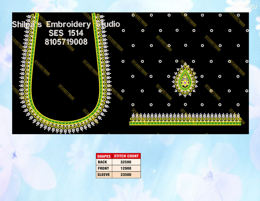 Embroidery Designs 1501-1600 Series