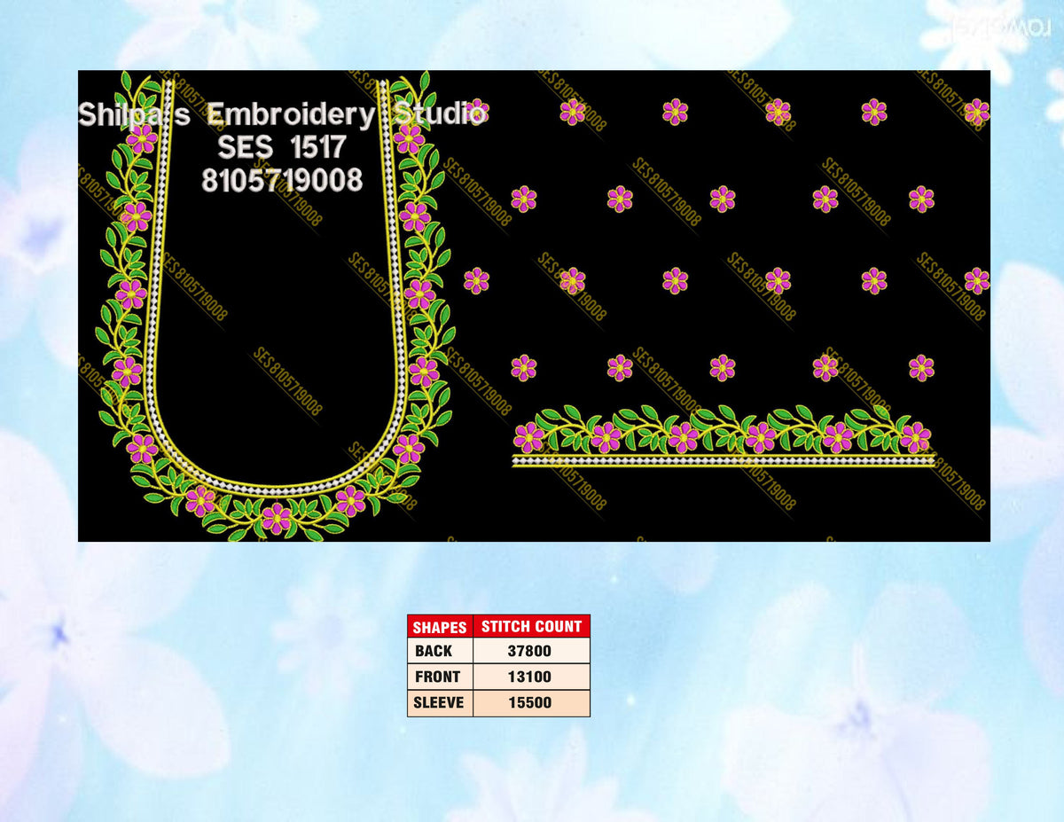 Embroidery Designs 1501-1600 Series