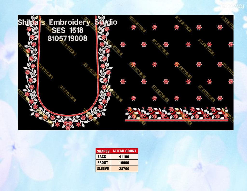 Embroidery Designs 1501-1600 Series