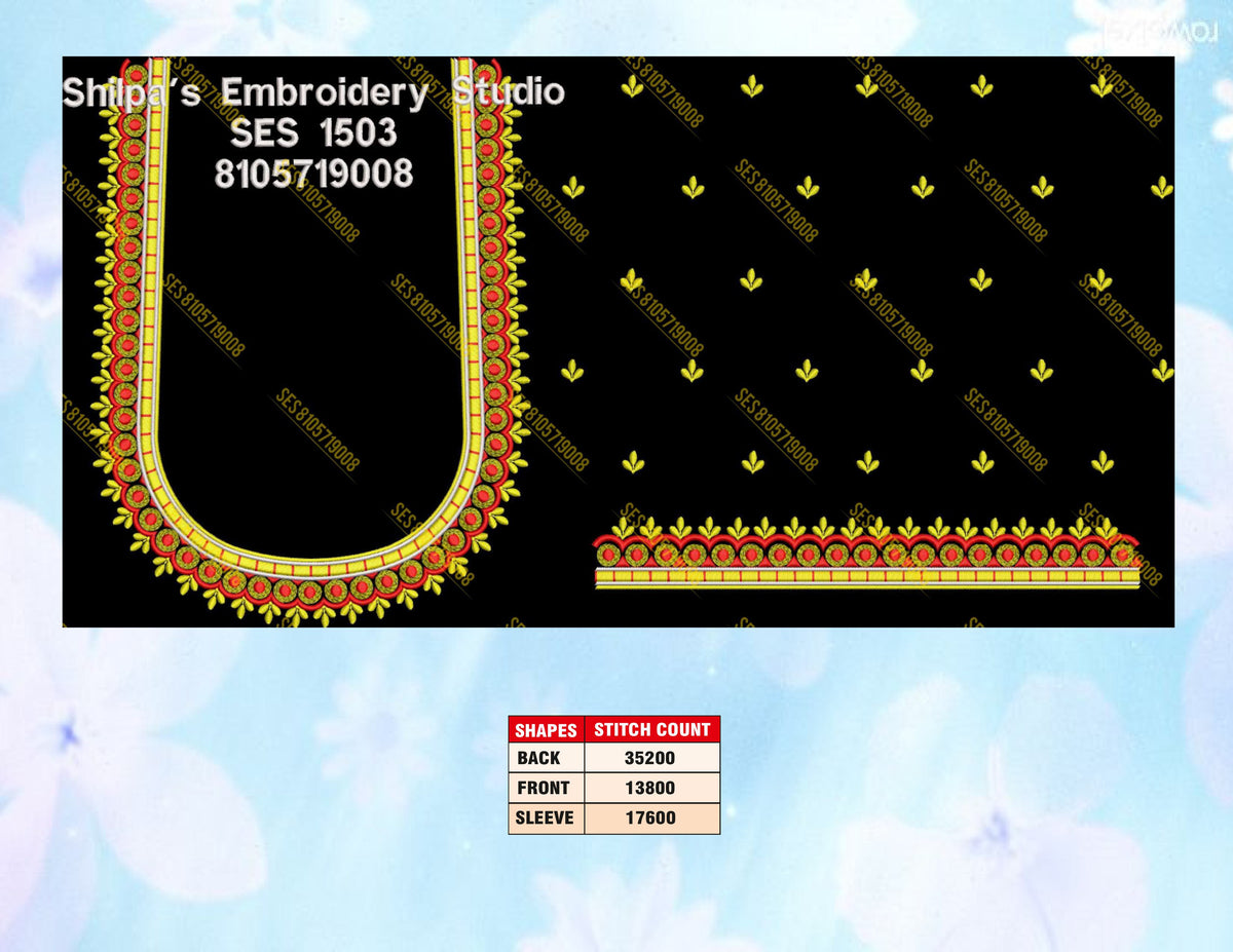 Embroidery Designs 1501-1600 Series