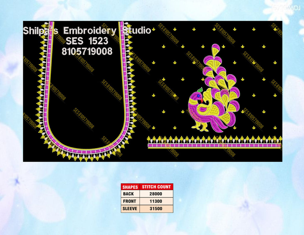 Embroidery Designs 1501-1600 Series