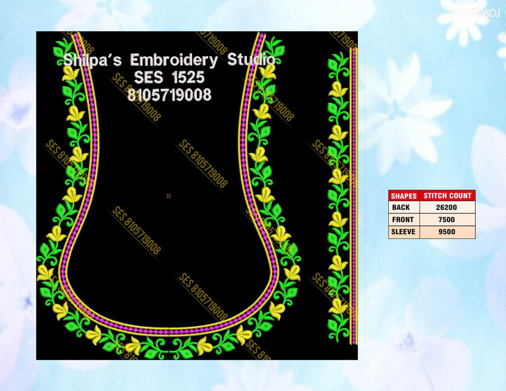 Embroidery Designs 1501-1600 Series