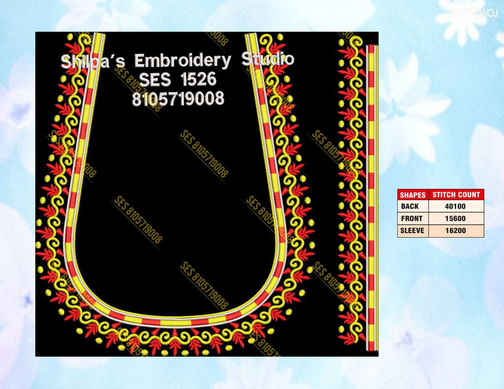 Embroidery Designs 1501-1600 Series