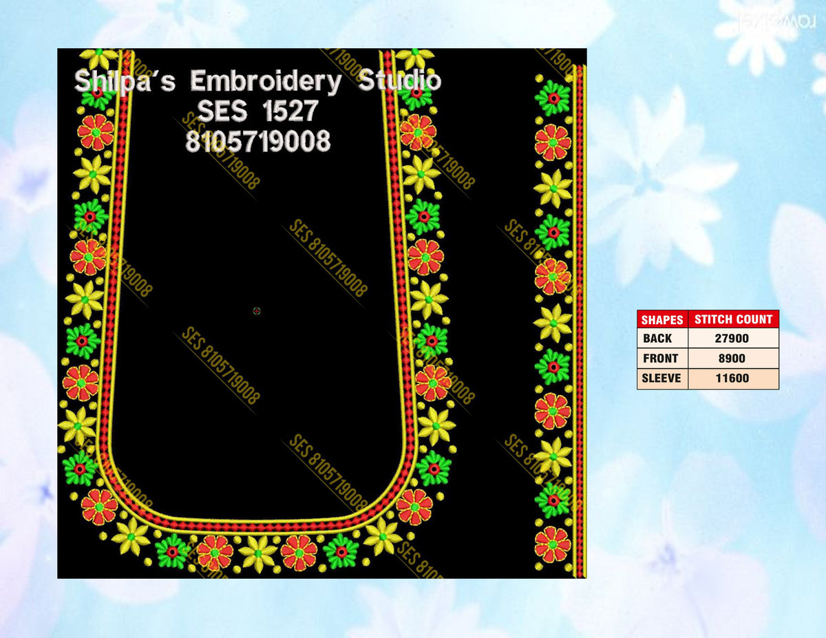 Embroidery Designs 1501-1600 Series