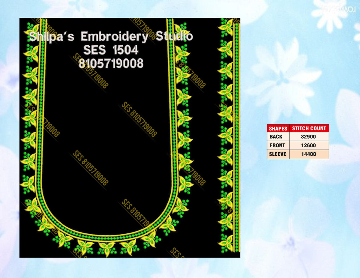 Embroidery Designs 1501-1600 Series