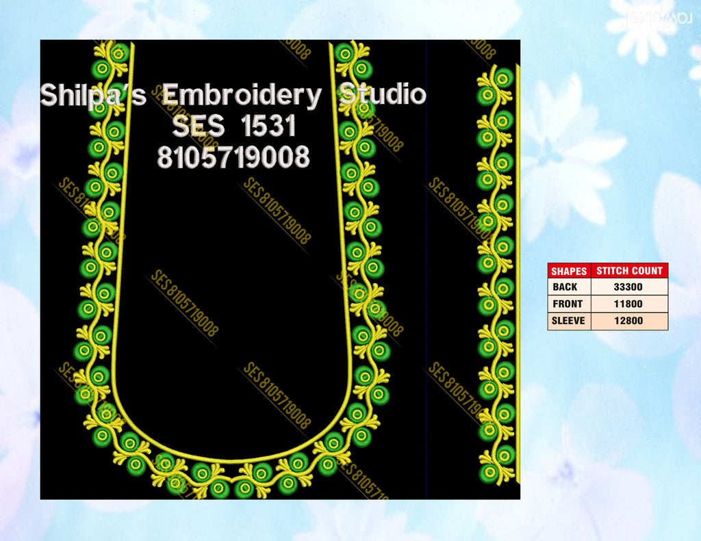 Embroidery Designs 1501-1600 Series