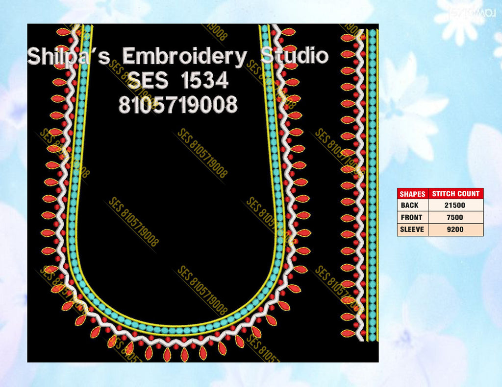 Embroidery Designs 1501-1600 Series