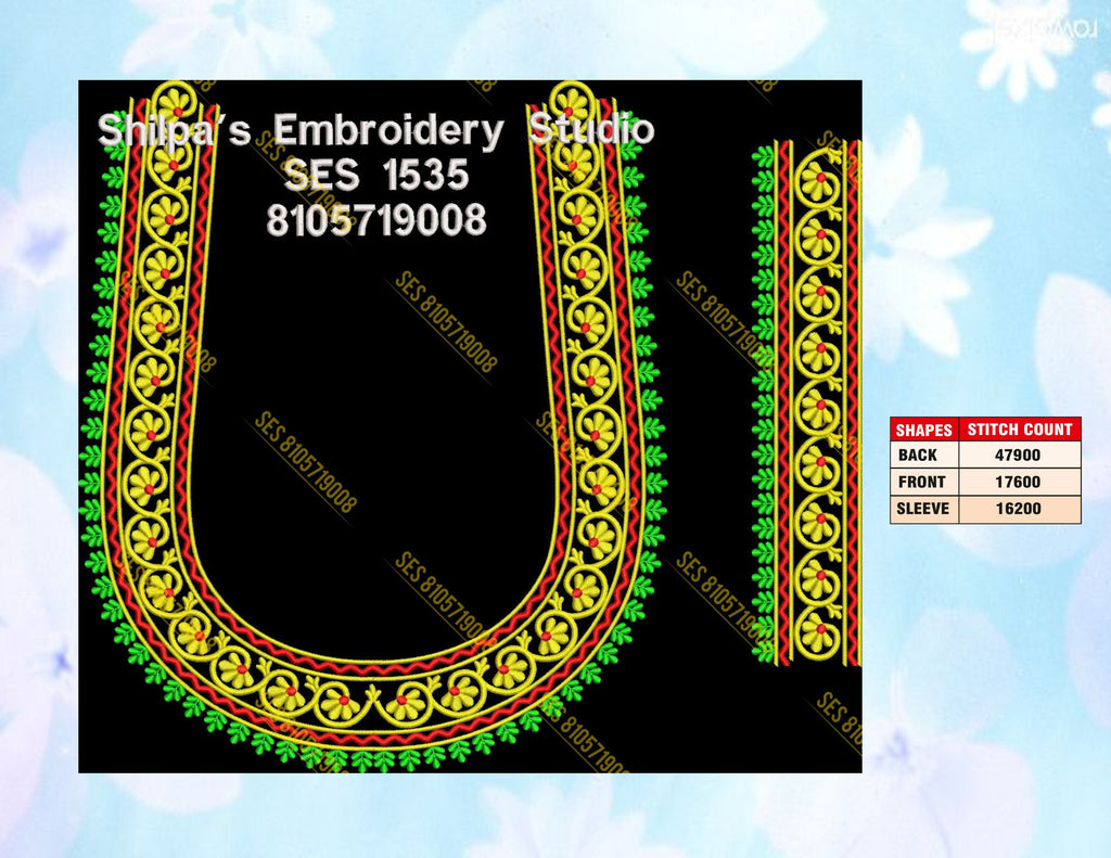 Embroidery Designs 1501-1600 Series