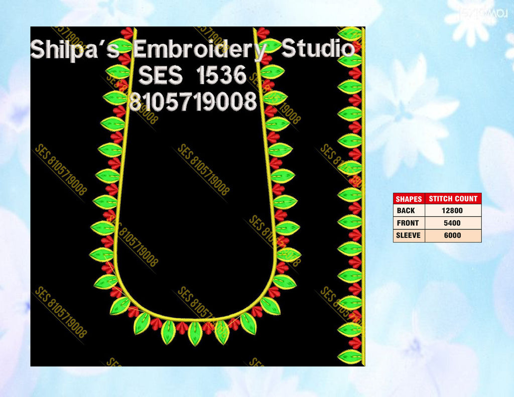 Embroidery Designs 1501-1600 Series