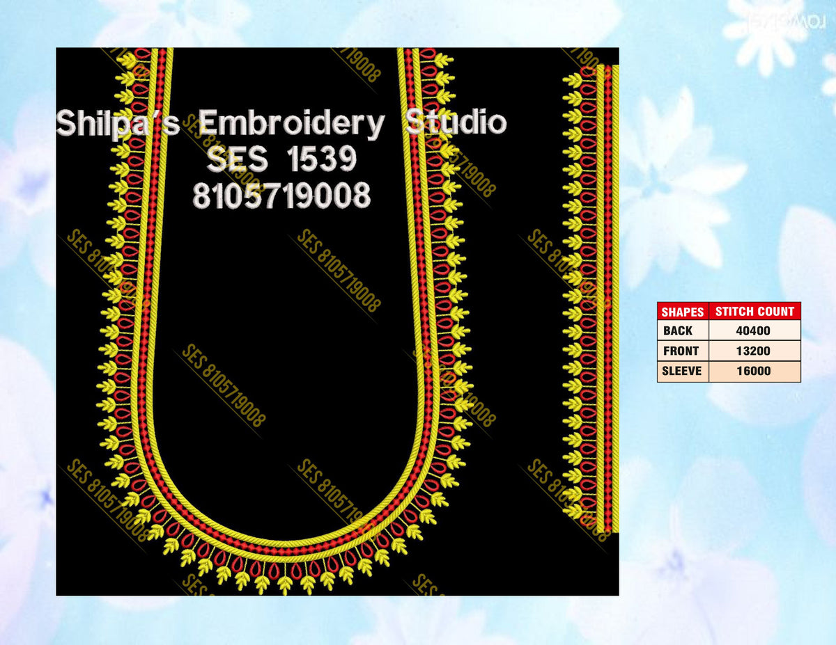 Embroidery Designs 1501-1600 Series