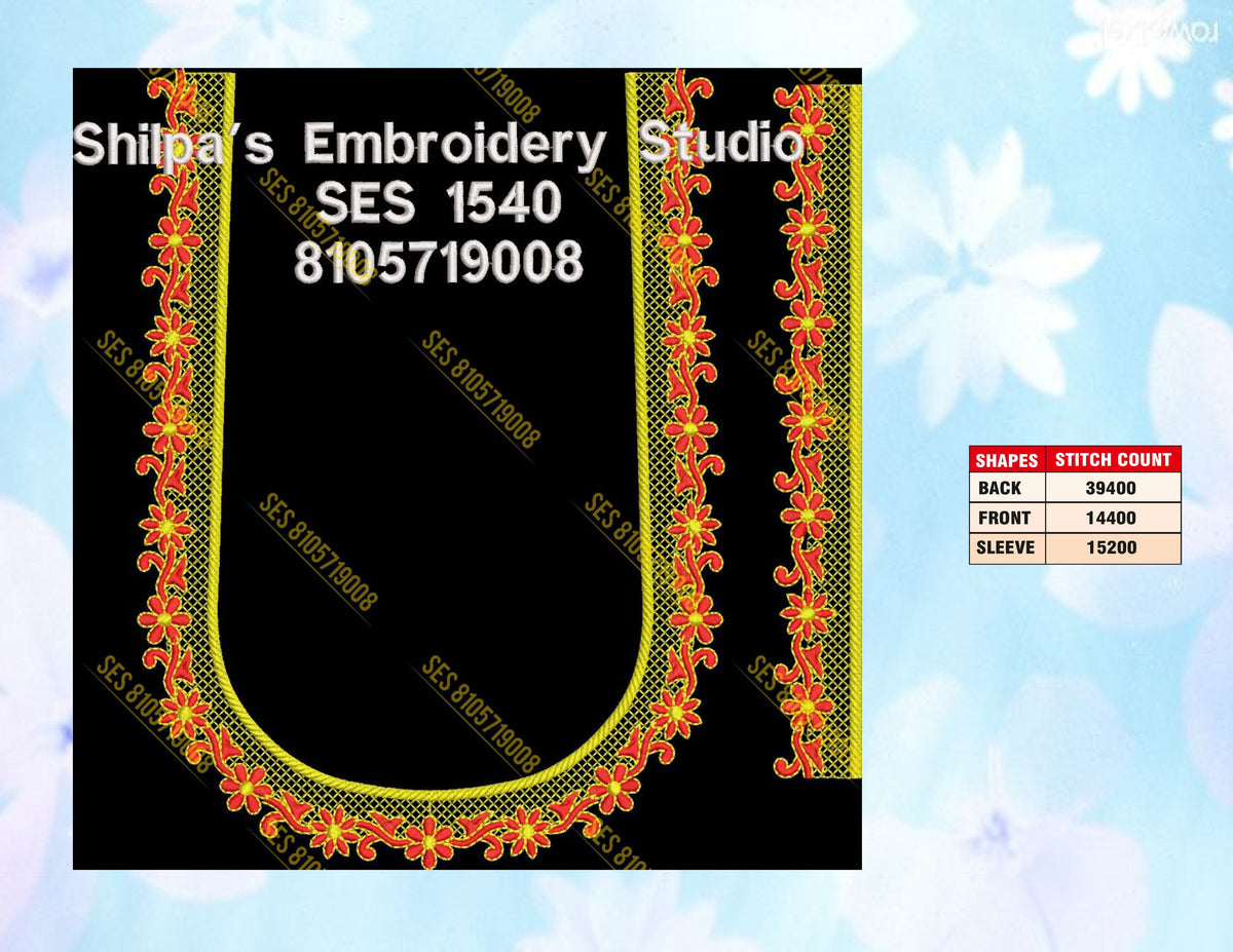 Embroidery Designs 1501-1600 Series