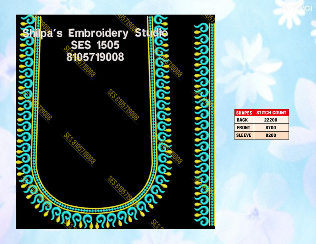 Embroidery Designs 1501-1600 Series