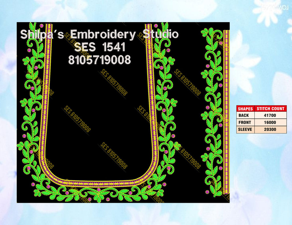Embroidery Designs 1501-1600 Series