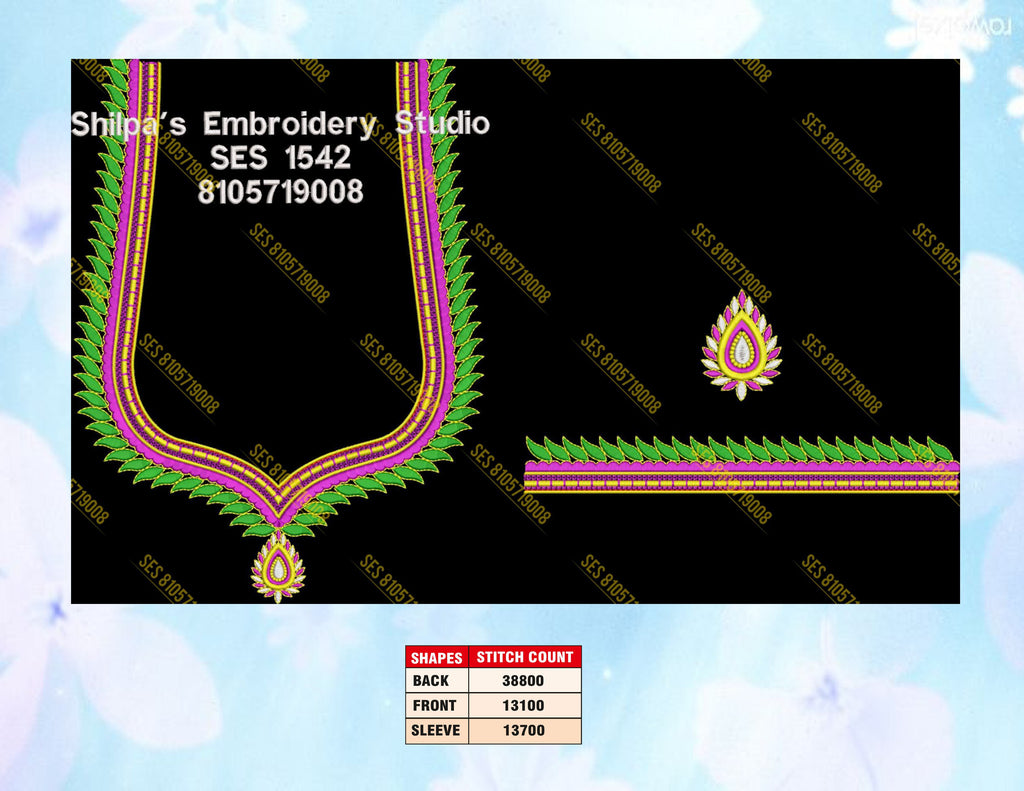 Embroidery Designs 1501-1600 Series