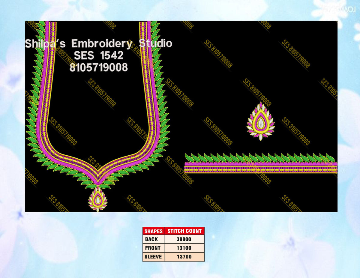 Embroidery Designs 1501-1600 Series