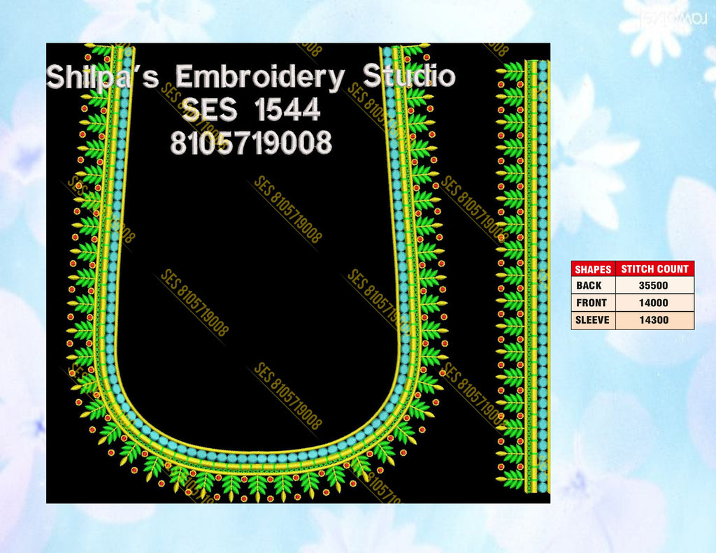 Embroidery Designs 1501-1600 Series