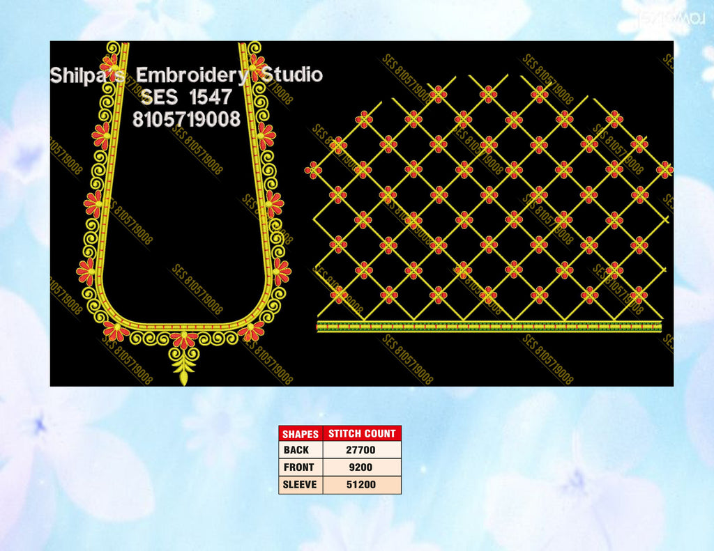 Embroidery Designs 1501-1600 Series