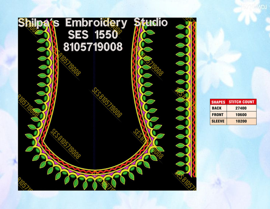 Embroidery Designs 1501-1600 Series