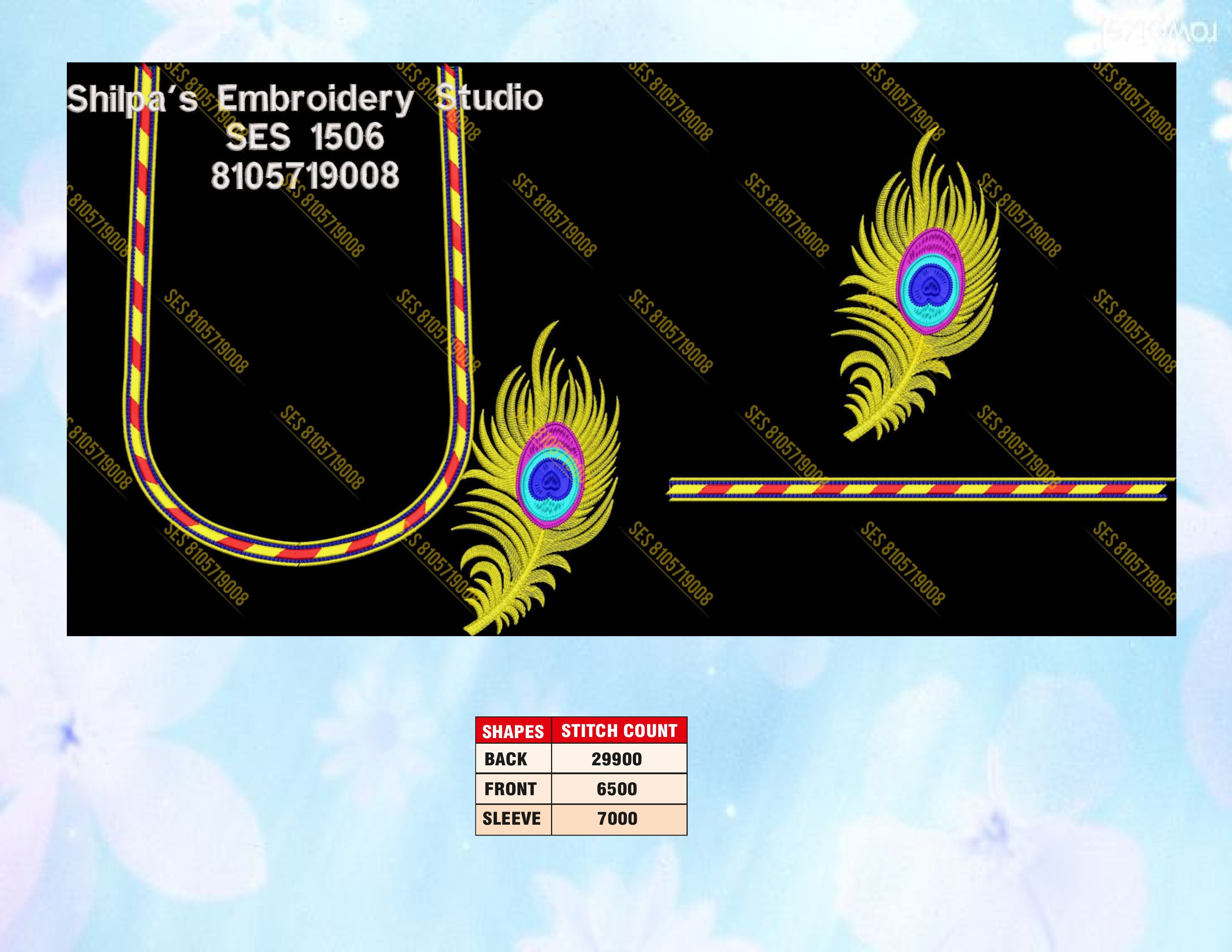 Embroidery Designs 1501-1600 Series