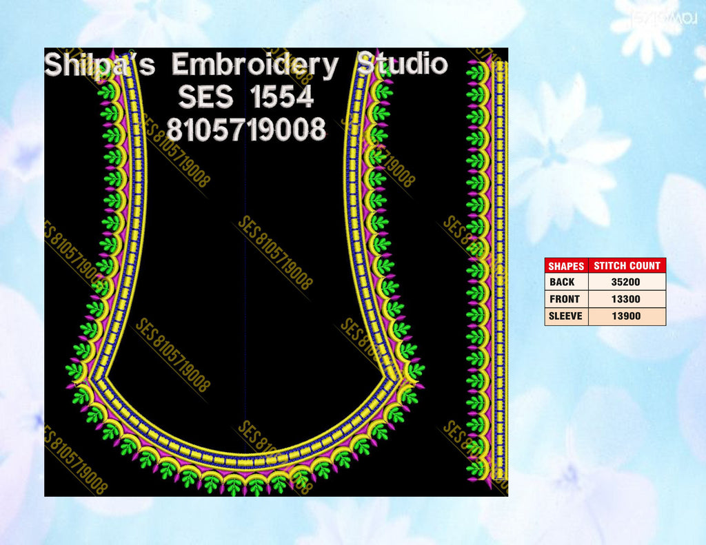 Embroidery Designs 1501-1600 Series
