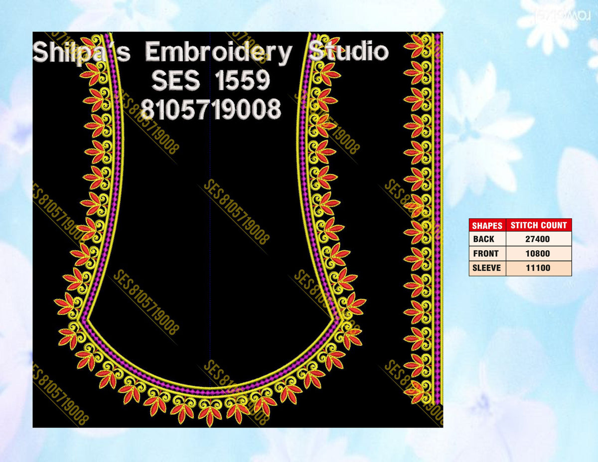 Embroidery Designs 1501-1600 Series