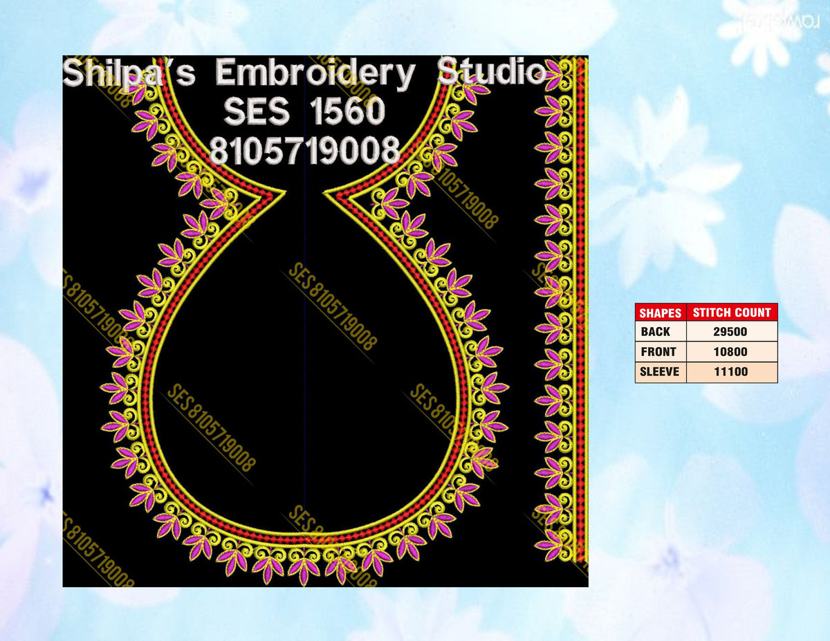 Embroidery Designs 1501-1600 Series