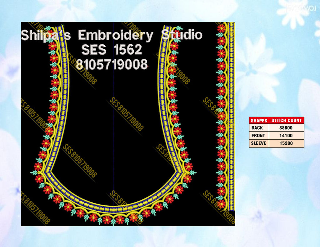 Embroidery Designs 1501-1600 Series