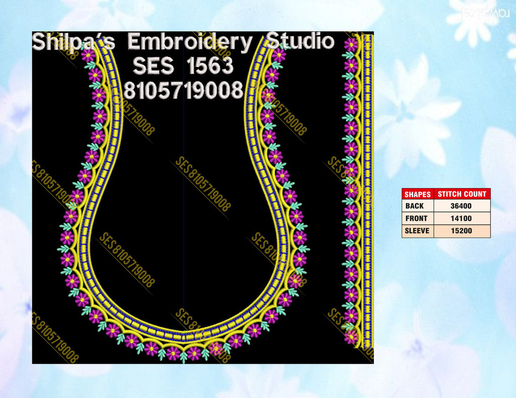 Embroidery Designs 1501-1600 Series