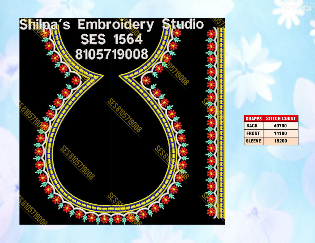 Embroidery Designs 1501-1600 Series