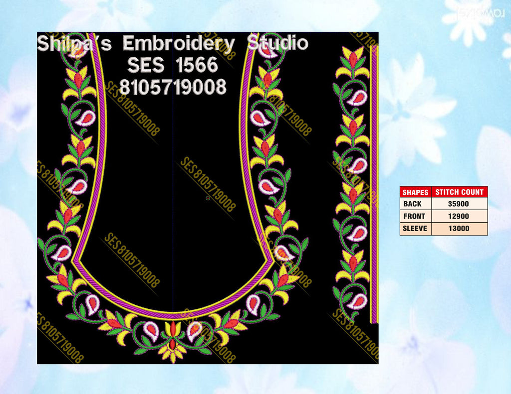 Embroidery Designs 1501-1600 Series