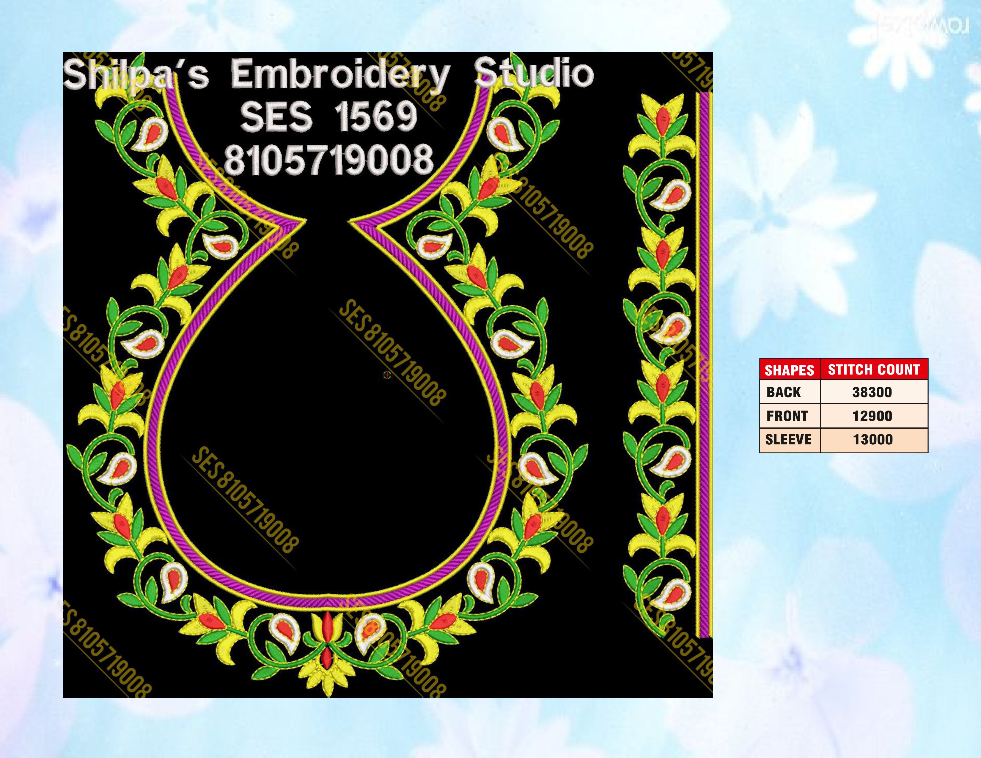Embroidery Designs 1501-1600 Series